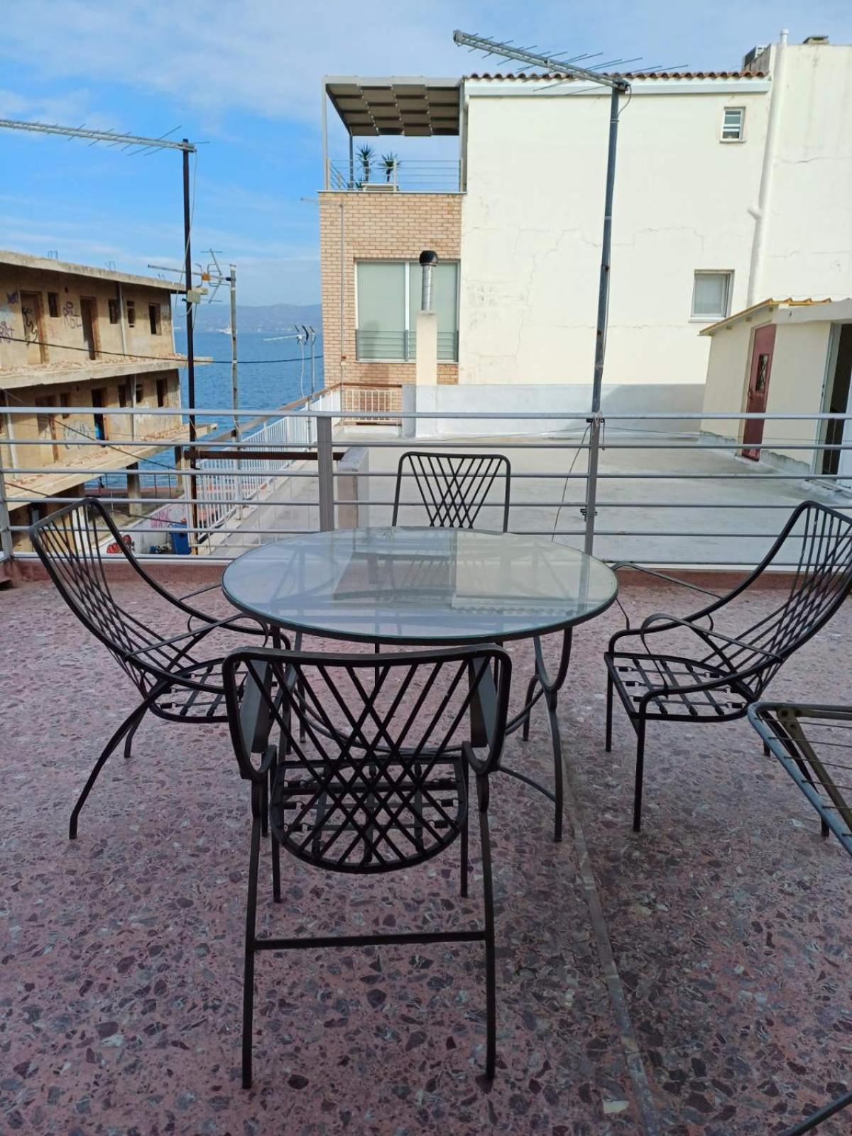Beach Front Apartment Nea Palatia Ngoại thất bức ảnh